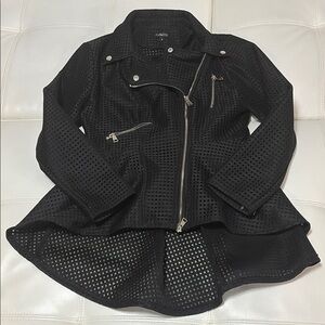 Cq by Cq Black Perforated Women's Jacket